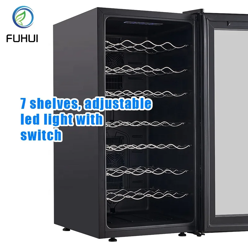 32 bottles Winecooler Built In 120 Volt Ce Fridge Wine Cellar Cooler JC-78SW