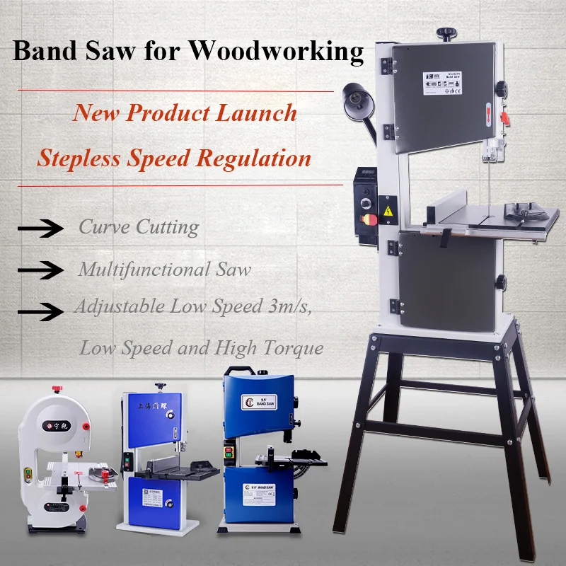 10 Inch Variable Speed Speed Band Saw Machine Table Saw Machines Wood Saw Machines