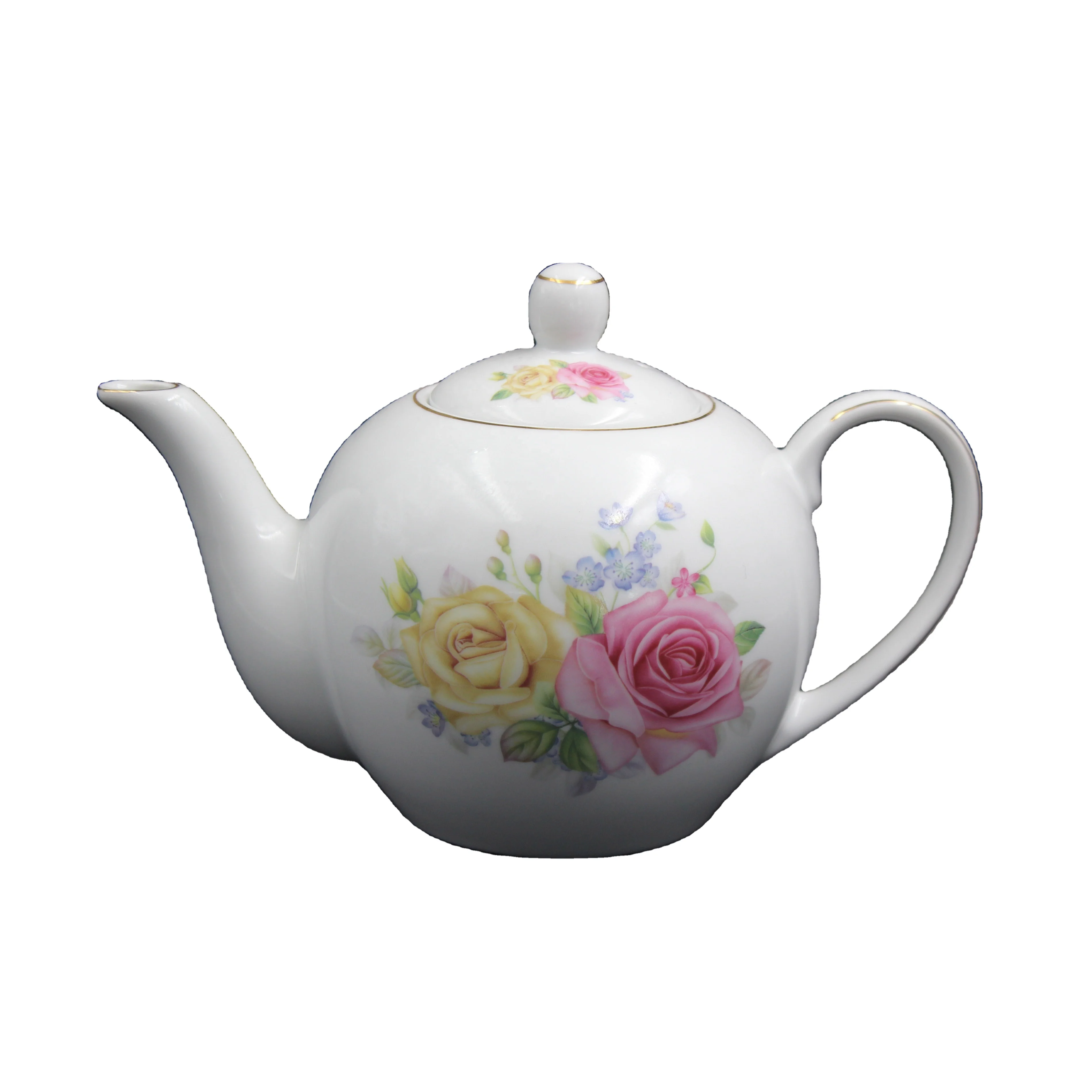 
600cc 700cc 800cc 1000cc 1200cc 1500cc ball shape porcelain tea pot 
