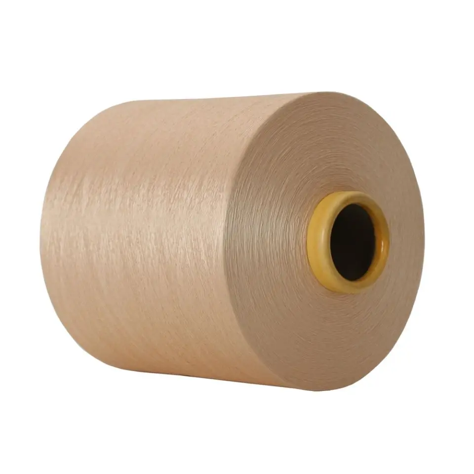
High quality fabric polyester textured yarn low price spun polyester yarn 