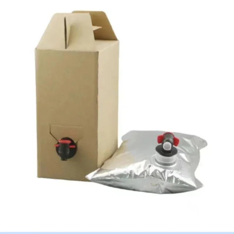 1L/3L/5L/10L/20L/220L Packaging Spout Bag in Box with Valve Coffee Wine Cola Water