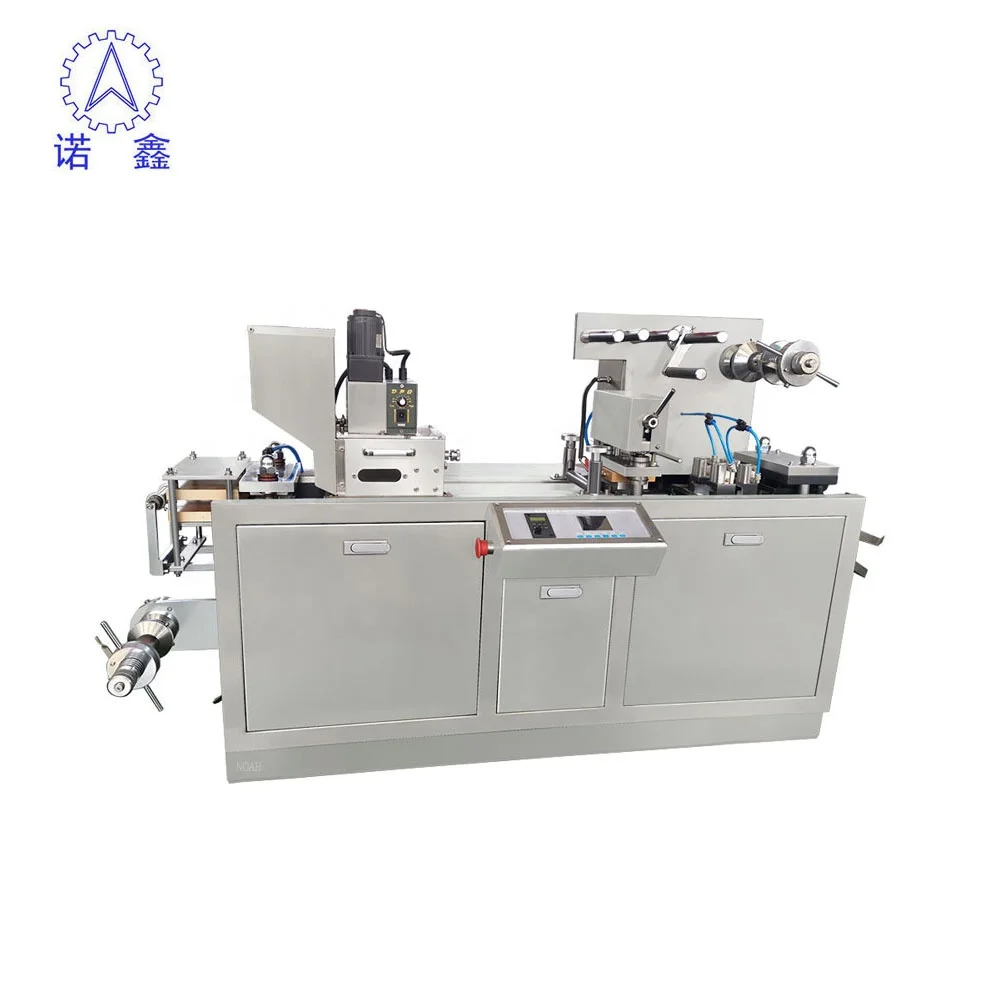 DPB-80  Pharmaceutical  Medicine Dry Fruit Biscuit Fruit Foodstuff Five Metals Parts Carton Tray Blister Packing Machine
