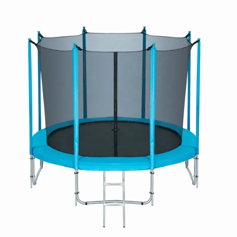 Funjump Quality Guarantee 8FT 10FT 12FT 14FT 15FT Big Round Kids Sport Play Trampoline with Basketball Hoop