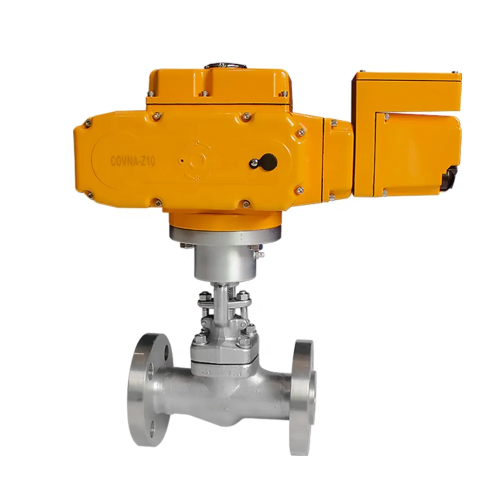 High Pressure 2.5 MPa Ductile Iron 2' Motorized Electric Motor Operated PN16 Globe Valve for Oil and Gas