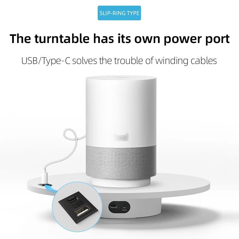 Photography LED light Turntable-BKL Rotating display stand electric turntable for Watches and Jewelry Display Diameter 40cm