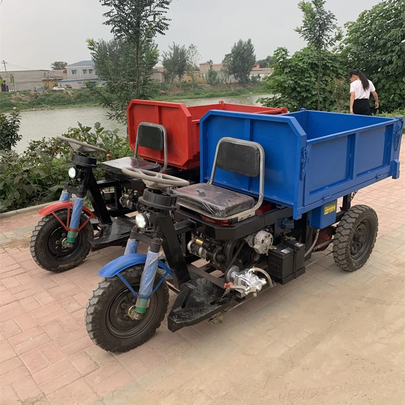 Dumper Truck Style Motorized Tricycle for Construction Use