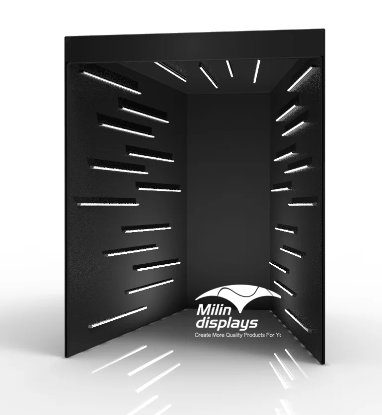 Hot Sale Portable Led Lights Fabric Vogue Booth  360 Photo Booth Enclosure Backdrop for Party