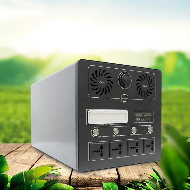 Portable Power House High Quality low-voltage protection Bank 1500W Solar Generator Outdoor BMS System Power Station Cell