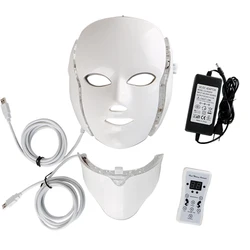 LED Facial Masks OEM PDT Photon Skin Beauty Therapy 7 Colors Light Facial Led Mask For Skin Care