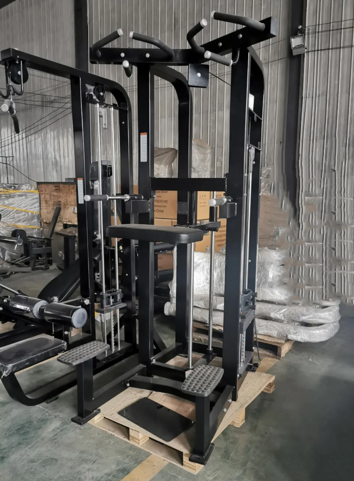 New arrival Gym equipment Bodybuilding pin loaded fitness functional trainer machine Crunch Abdominal Crunch