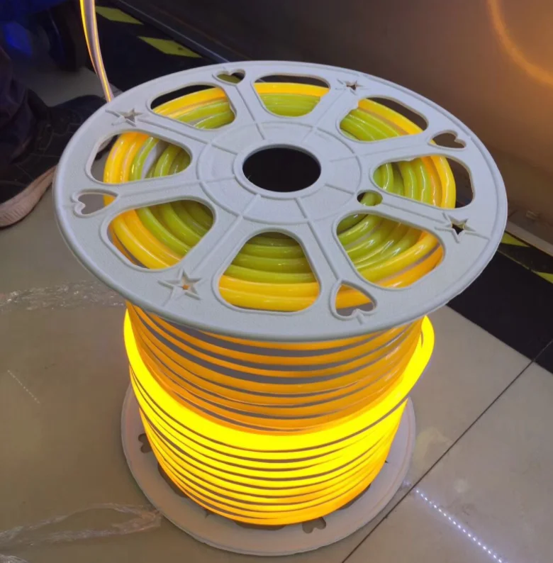 110/220V Led неоновый свет Водонепроницаемый IP67 полоса веревка 2835 на открытом воздухе лента с штепсельной вилки теплый белый красный зеленый синий розовый; Сезон лето;