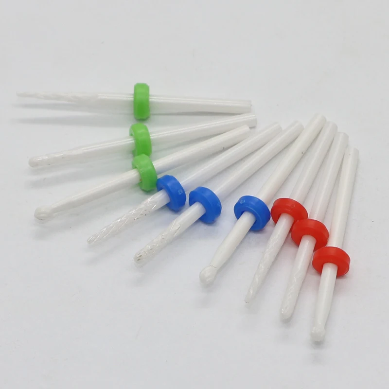 DDQ Ceramic Diamond Nail Drill Bits Gel Polish Remove Manicure Burr Cuticle Cutter Nail Drill Rotary Bits