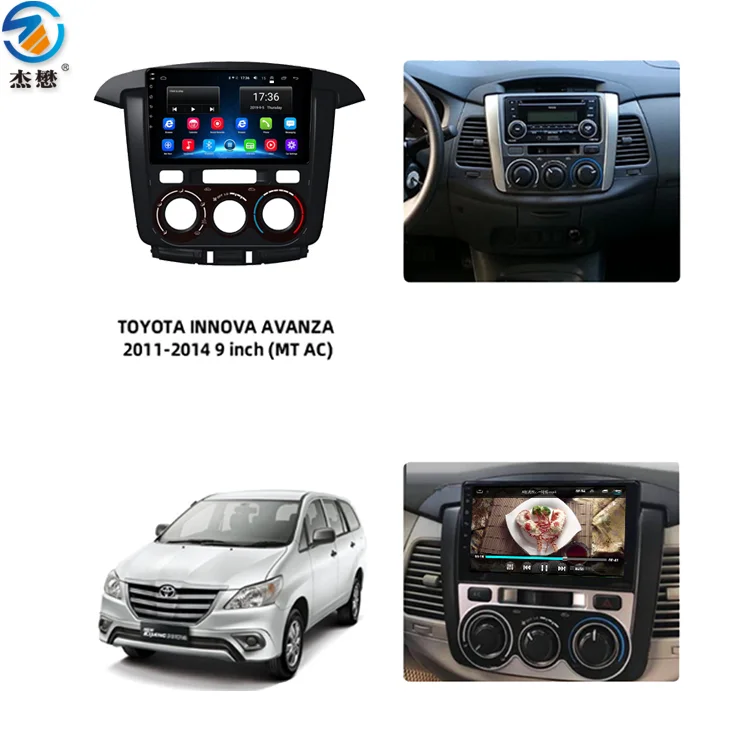 
9' android9.1 car multimedia dvd player for Toyota INNOVA AVANZV 2011-2014 car radio stereo gps navigation 