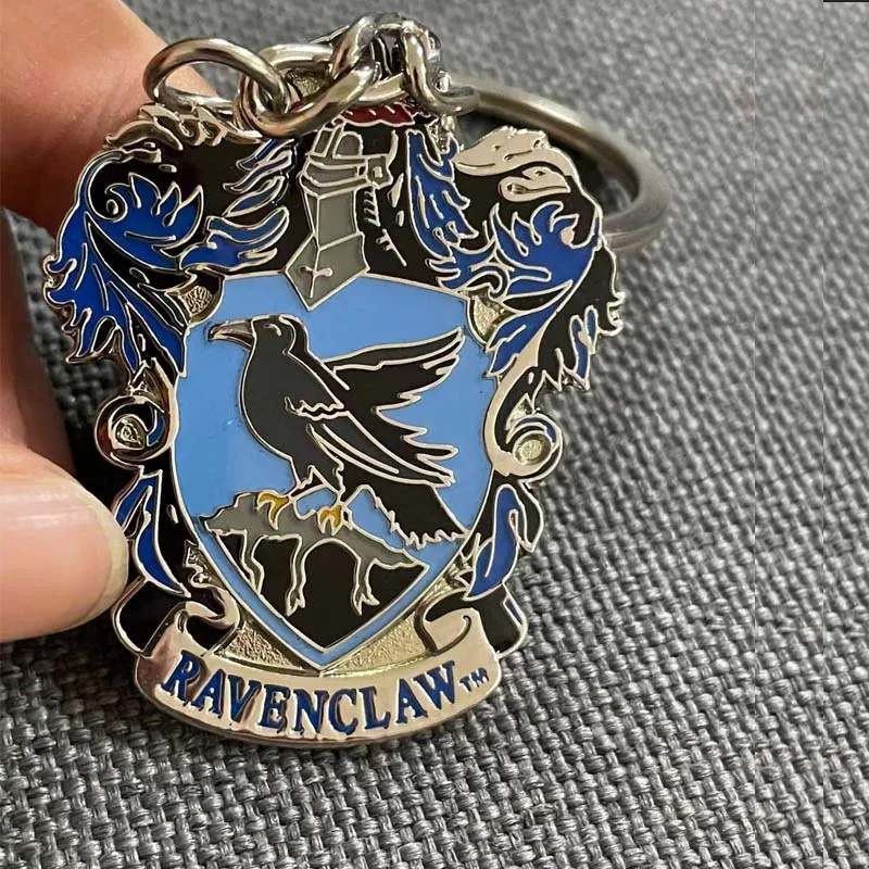 Harry ravenclaw key chain potter figure souvenir keychain factory made zinc alloy medal craft custom keychain