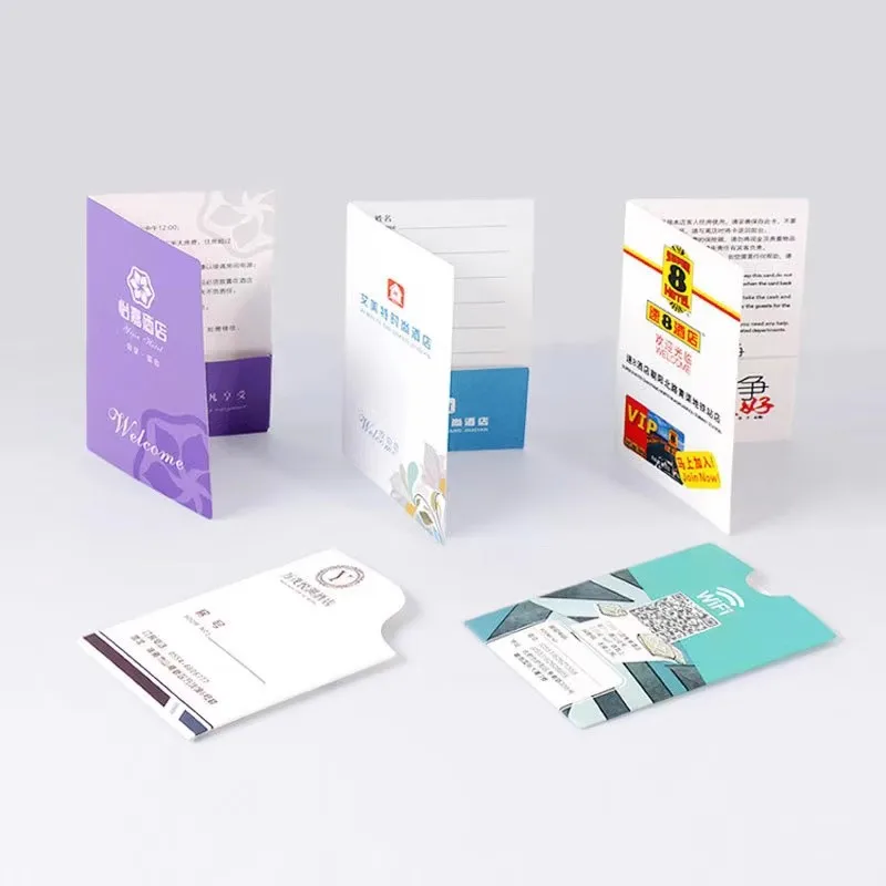 Factory Price Hotel Key Card Envelope Customize Key Card Holder