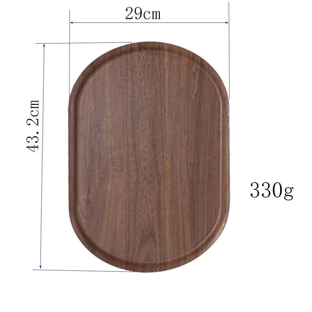 
Factory eco friendly not unbreakable wood fiber dishwasher safe portable hotel home bar club restaurant food fruit serving tray 