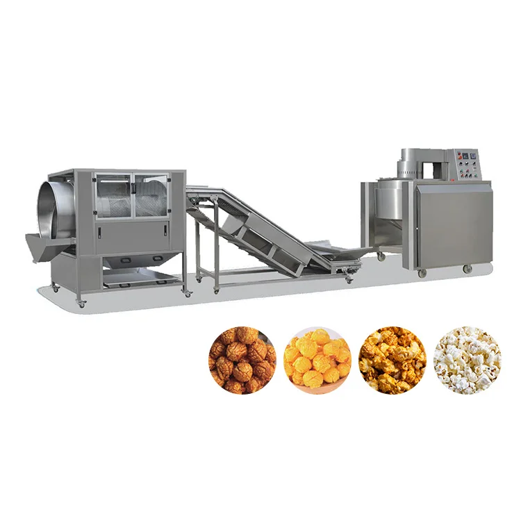 Large output caramel mushroom popcorn making machine