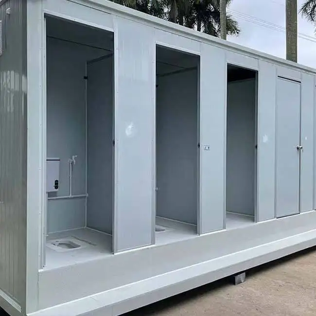 Durable Professional Design Prefabricated Public Shower Portable Construction Site Scenic Area Park