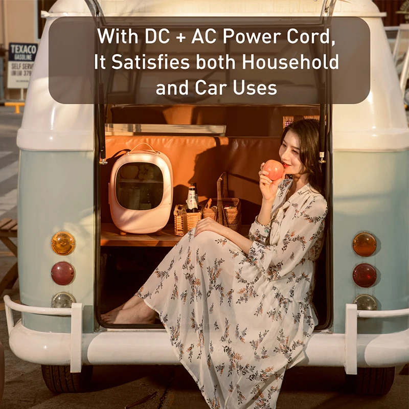 8l Dc Ac Mini Fridge Custom Mobile Home Cold Drink Mini Refrigerator