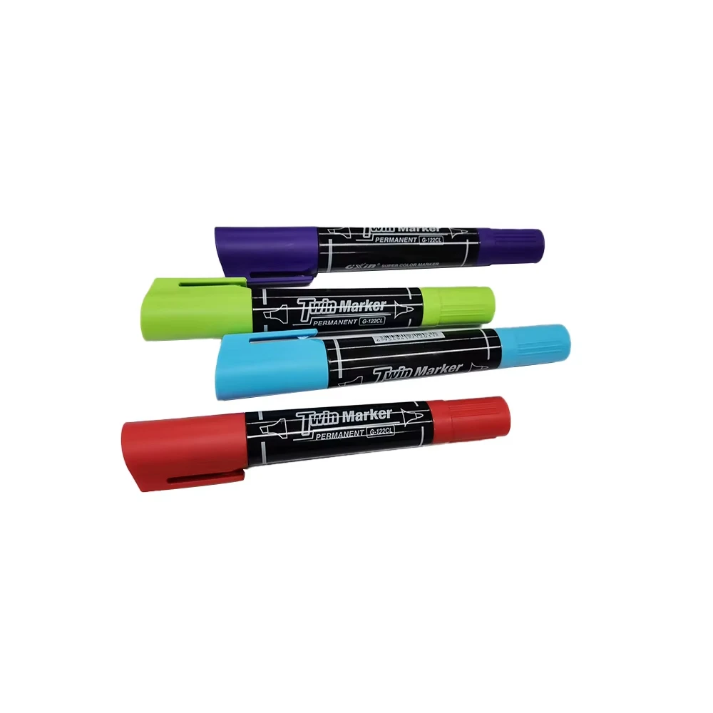 Hot Sale Stationery 12 Colors Drawing Waterproof Non Toxic Permanent Marker Pens for Office