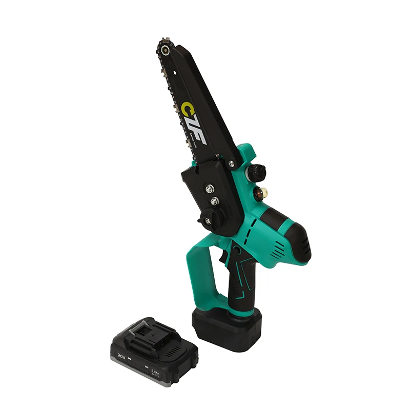 Good Quality mini chain saw electric 20V lithium battery chainsaw wood cutting machine