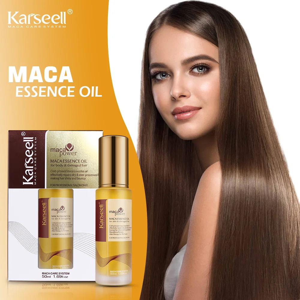 Эфирное масло Karseell частная марка органическое Африканское черное женское с биотиновой сывороткой натуральное для роста волос