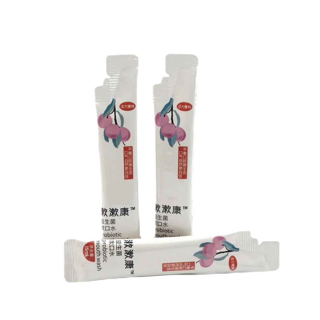 Good quality Rose Flavor Jelly Antiseptic Children Natural Mouth Wash with Mouth Wash Bottles