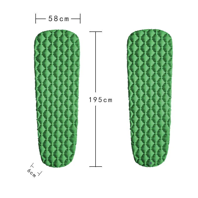 Ultralight Sleeping Pad, Ultra-Compact for Backpacking, Camping, Travel Super Comfortable Air-Support Cells Design for hiking