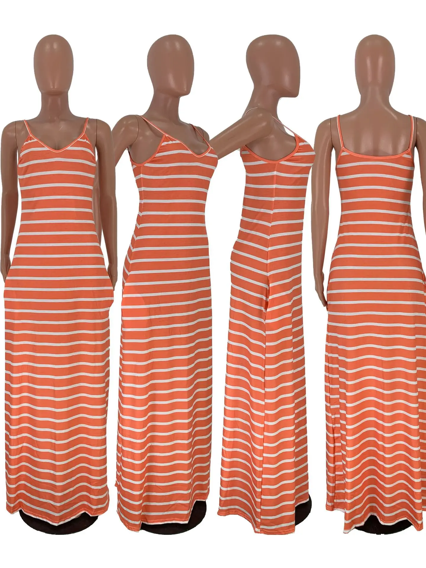 
YD Best selling factory loose gradient dress female summer mom plus size cloth womens clothing 2021 dresses 