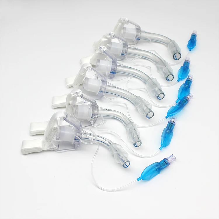 
CE Approved Disposable PVC Tracheostomy Tube With Inner Cannula 