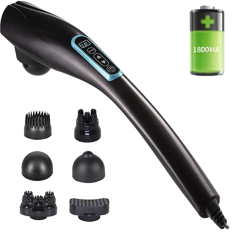 
Professional wholebody home use back pain allevialte rechargeable cordless handheld massage hammer 