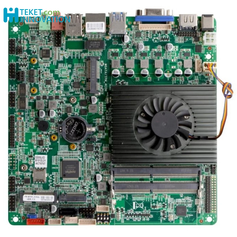 Intel Core Celeron 5205U J6413 i5-8265U  i5-10210U Embedded Industrial Mini-ITX Motherboard Dual Intel I225 2.5G12VDC