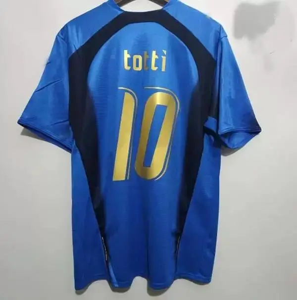 1998 1982 Retro 1990 1996 1994 2000 FOOTBALL SOCCER JERSEY Maldini Baggio ROSSI Schillaci Totti Del Piero 2006 Pirlo Inzaghi