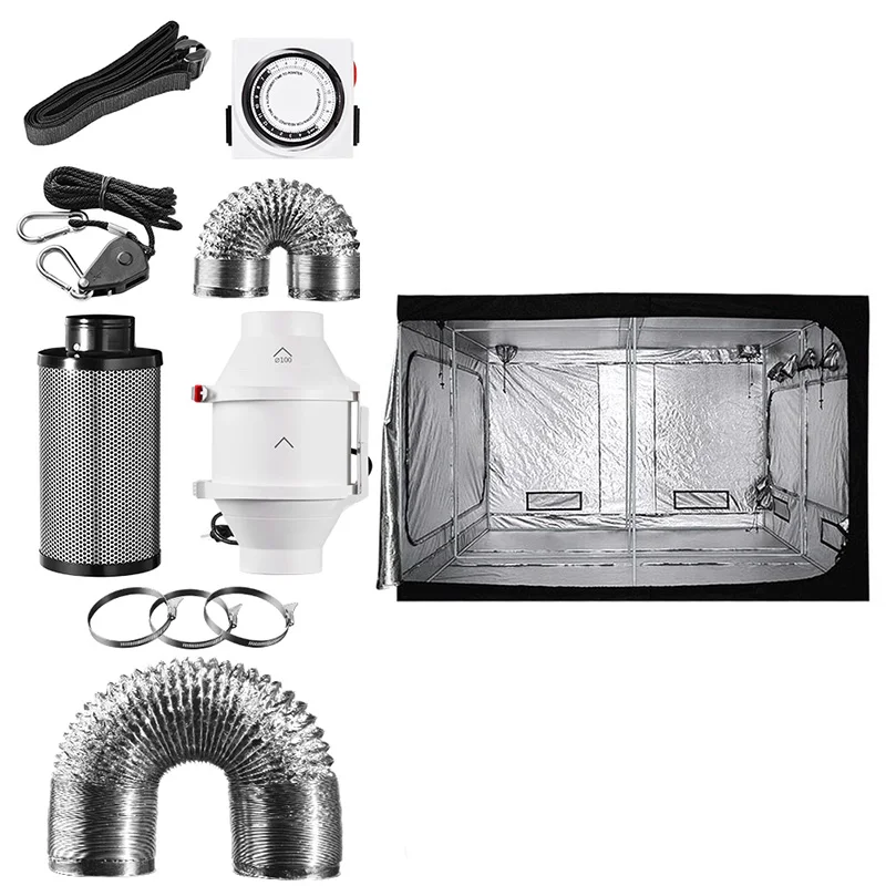 300x300x200 см парниковая 600D тепличная промышленная палатка из майларовой светоотражающей ткани