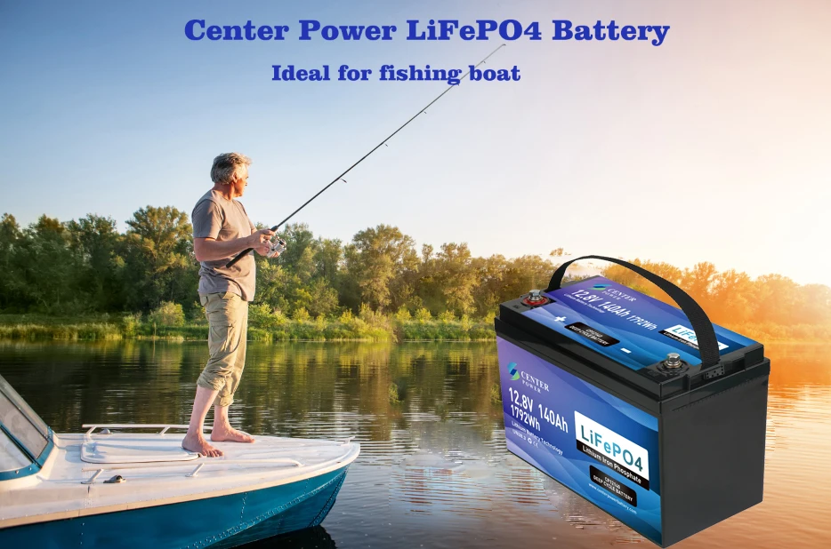 Center Power 12Volt LiFePO4 Deep Cycle Marine RV Battery 12V 140Ah Lithium Battery