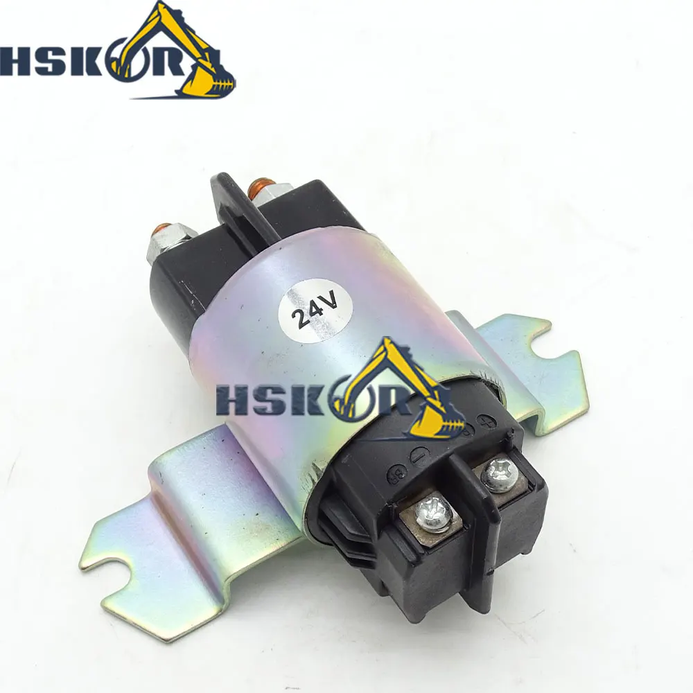 24V Battery Relay for DOOSAN Daewoo Excavator Spare Parts 301202-00153 30120200153 2544-9024 Starter