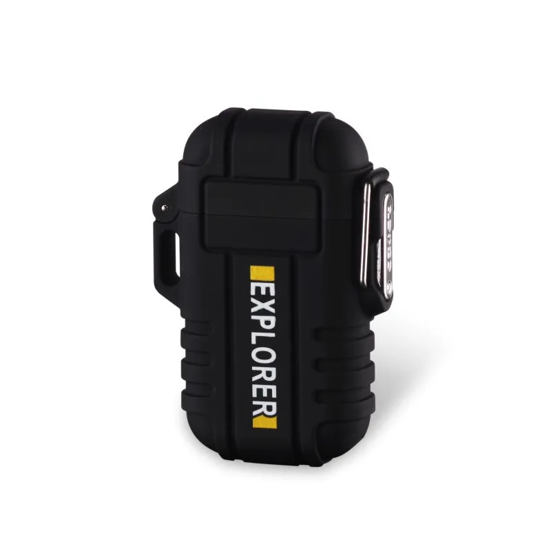 2024 Creative  Rechargeable Electric Lighter Dual Arc Plasma Lighter  Flameless Safe Waterproof USB Lighter