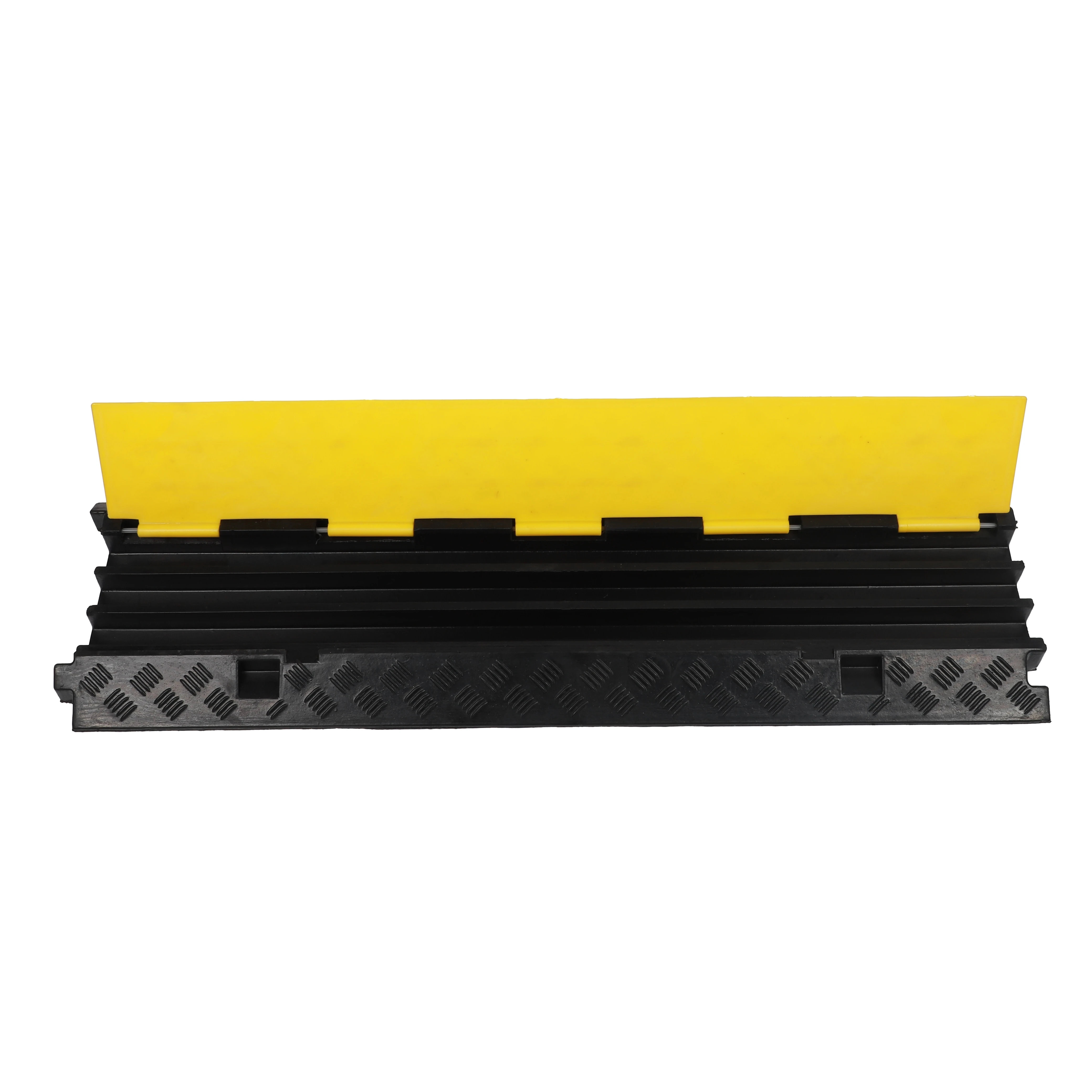 Factory Wholesale 3 Channels Road Safe Electric Rubber Cable Protector Speed Ramp Bump Bridge