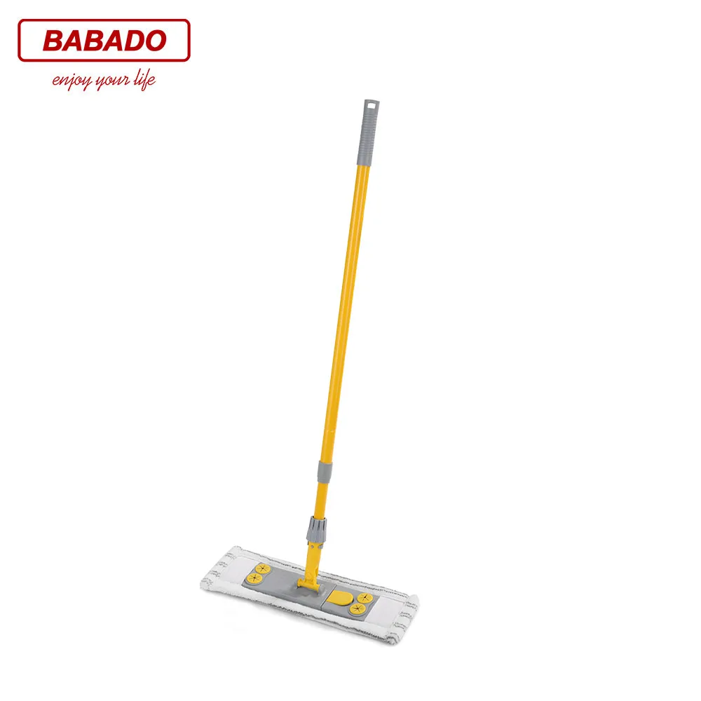 BABADO Hand Free Floor Clean Square Squeeze Four Magnets Flat Household Cleaning Magic 360 Degrees Flat Mop