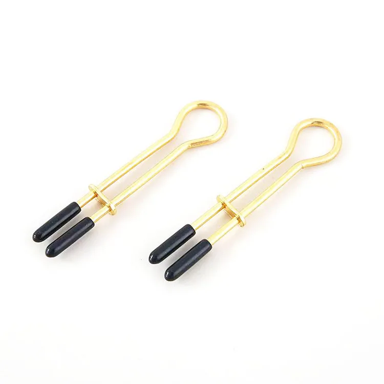 Metal Labia Clips Nipples Breast Clamps Labium Clitoris Color Bells Bondage Slave Sex Toys Adult Games Couples Flirting Products