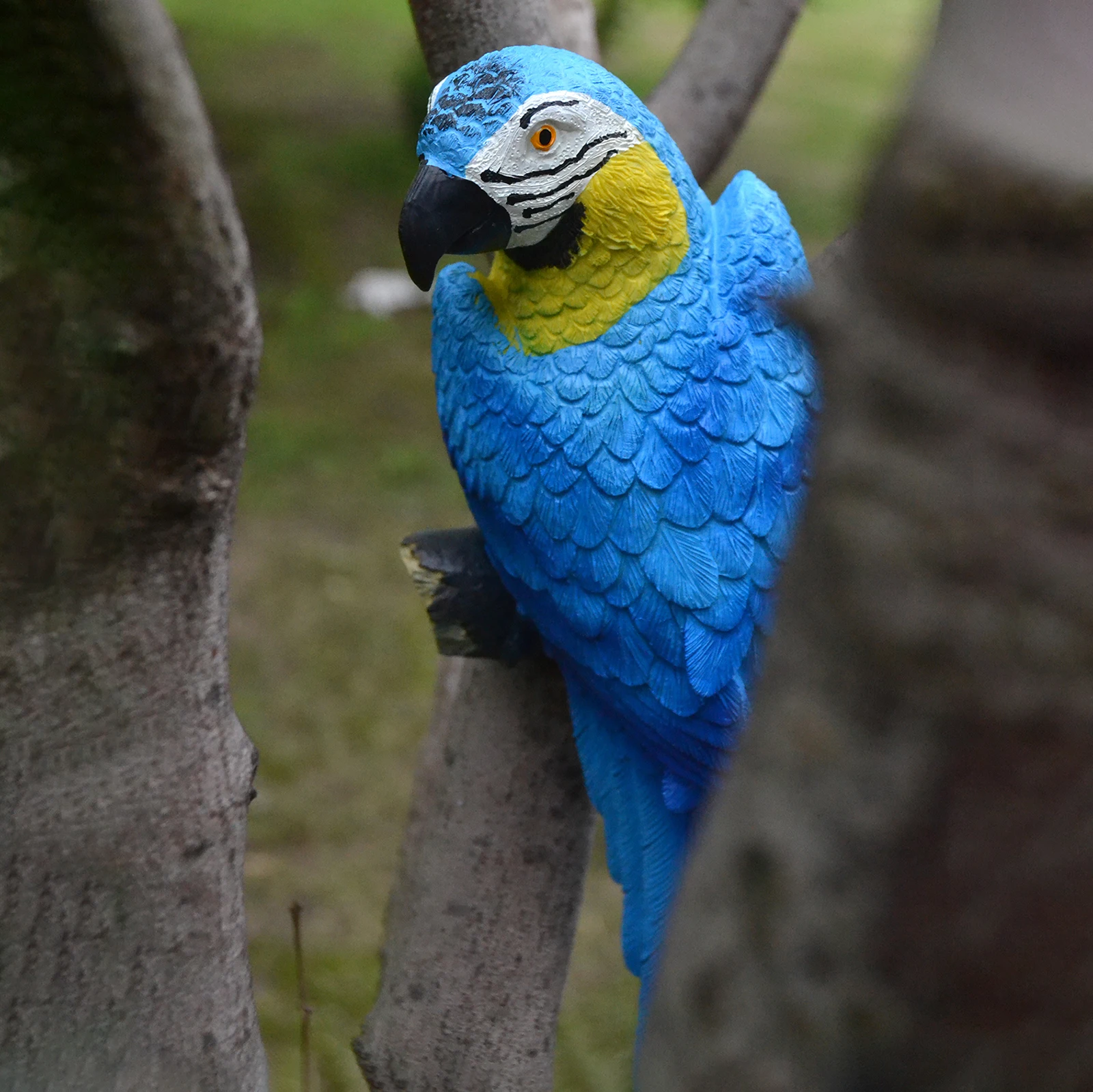 Fengzhi Factory Artificial Style Parrot Resin Statue for Garden Balcony Porch or Wine Cabinet Decorations