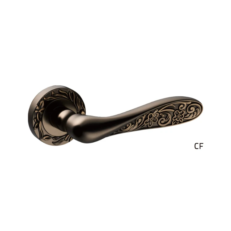Akada Interior mortise antique types of lever brass modern luxury door handles