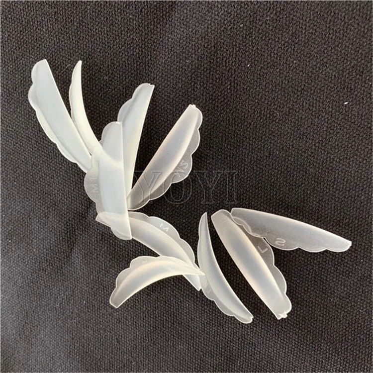 High quality Eyelash Extensions Shields Soft Reusable Silicone Gel Eye Pads lash lift rod eyelash curler perming Rod