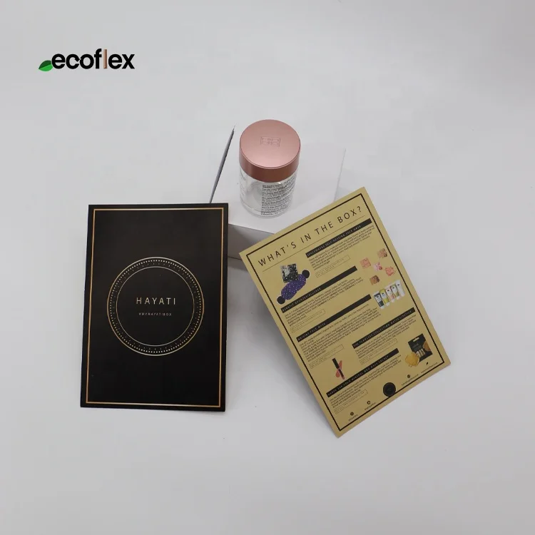 Luxury Custom Small Square Thank You Gift Paper Post Cards For E-commerce Business