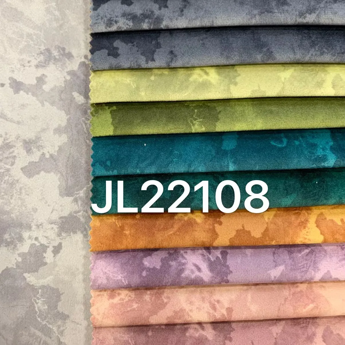 JL22108-  custom printing textile Egypt  printed holland velvet upholstery fabric with new pattern for printed fabrics