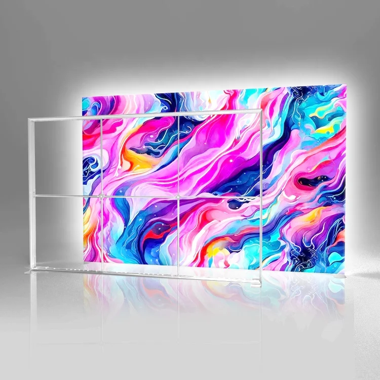 Lintel Lightbox Frame Aluminium Profile For Light Box Booth Stand Backdrop Poster Frame Aluminium Light Box Frame