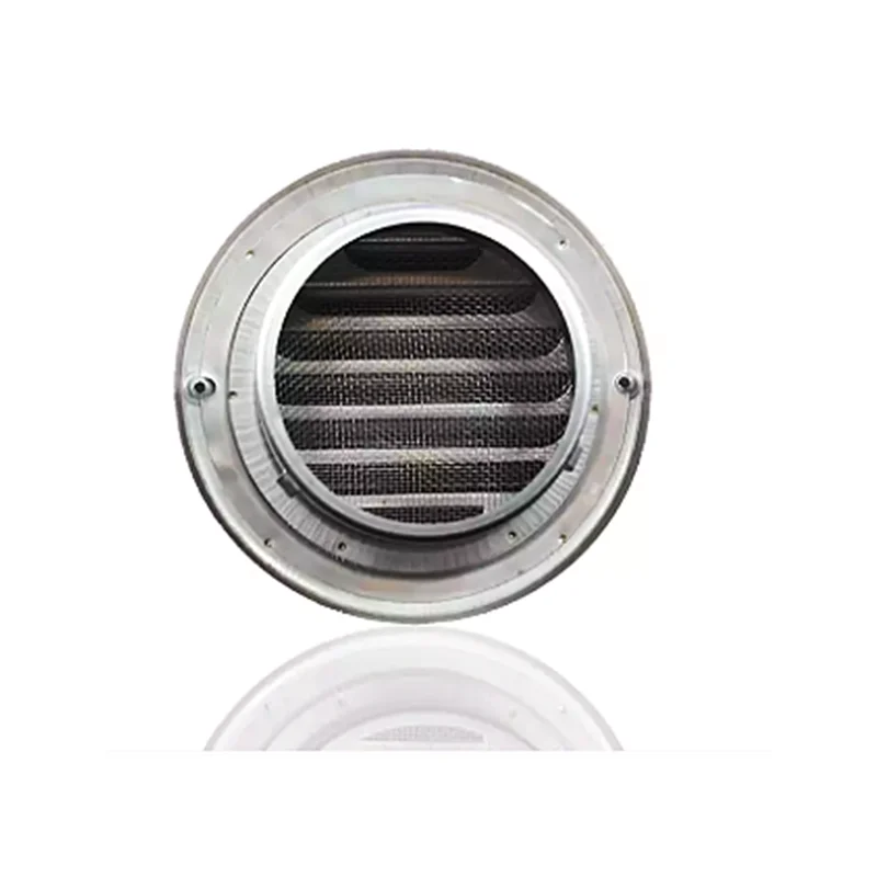 Круглая вентиляционная крышка из нержавеющей стали Hvac с невозвратным демпфером