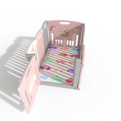 Комбинированный пластиковый игровой забор для детей Sukko, большой манеж для малышей