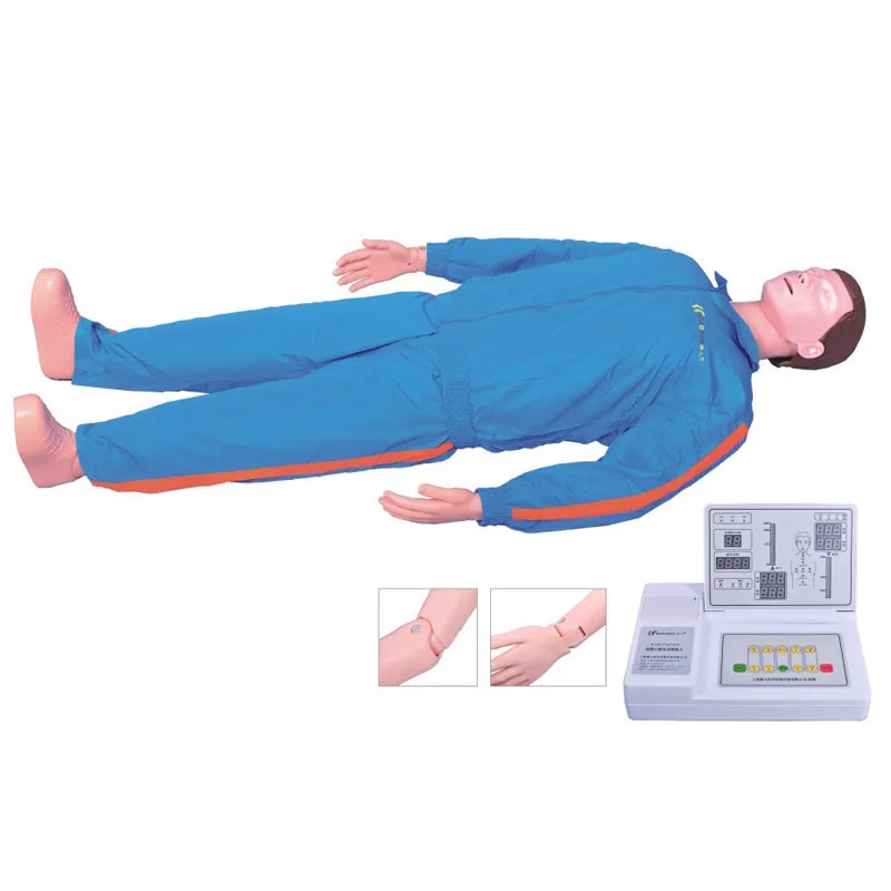 Advanced Full-functional Elderly Whole Body Nursing Simulation Manikin cpr manikins training first aid training