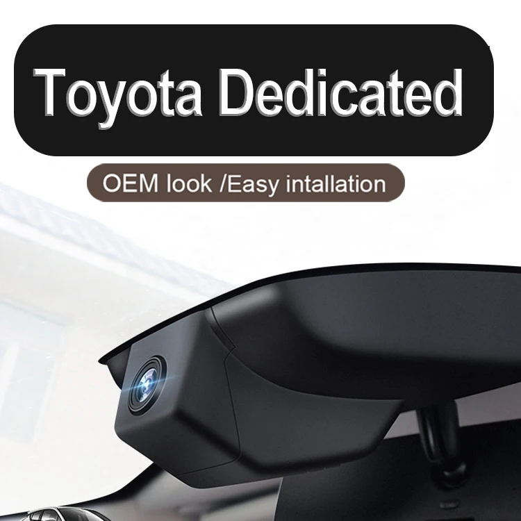 OEM style Hidden Wifi App Night Version Dash Cam  for Toyota Camry RAV4 Avalon Highlander Corolla IZOA